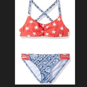 NWT Girls’ Billabong Starlight Tali Bikini Set